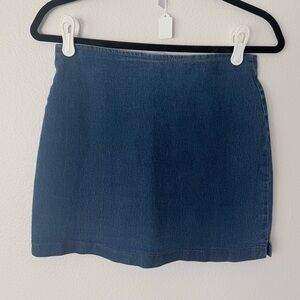 American Vintage Dark Blue Denim Mini Skirt